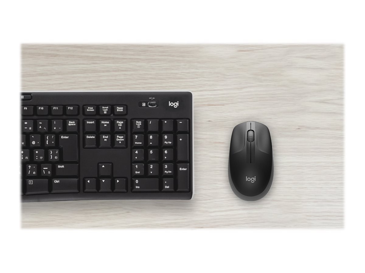 Logitech Logitech | Full size Mouse | M190 | Wireless | USB | Charcoal 910-005905