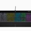 Corsair Corsair | Rubber Dome | Gaming Keyboard | K55 RGB PRO | Gaming keyboard | Wired | RGB LED light | US | Black CH-9226765-NA
