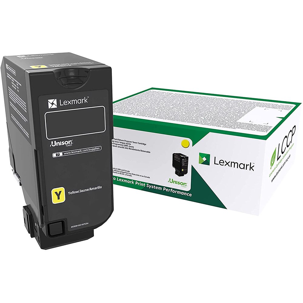 Lexmark Lexmark Return Program Toner Cartridge | 75B20Y0 | Toner cartridge | Yellow 75B20Y0