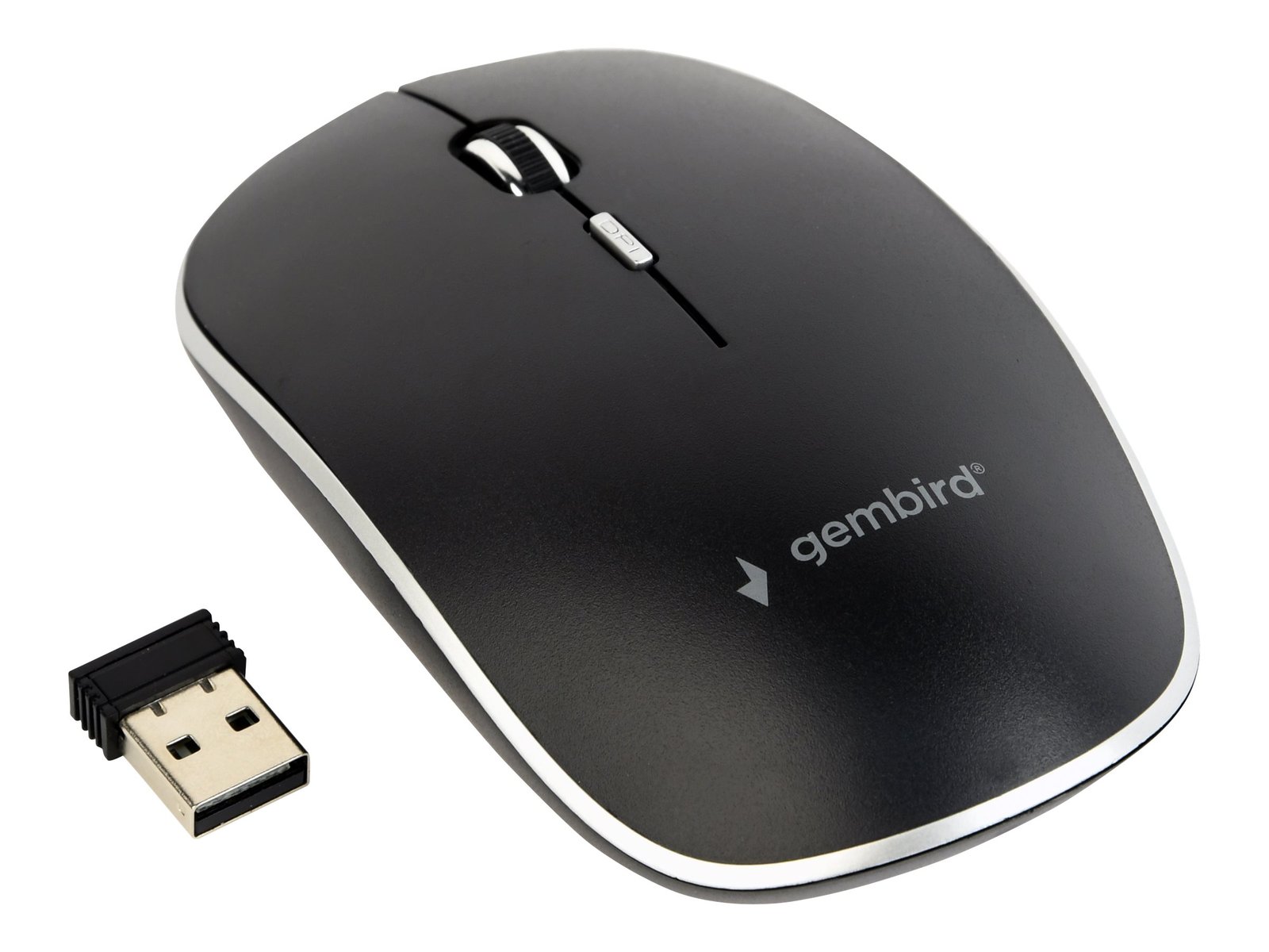 Gembird Gembird | Silent Wireless Optical Mouse | MUSW-4BS-01 | Optical mouse | USB | Black MUSW-4BS-01