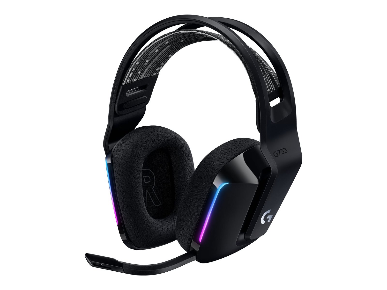Logitech Logitech | Gaming Headset | G G733 | Wireless | Over-Ear | Noise canceling | Wireless | Black 981-000864