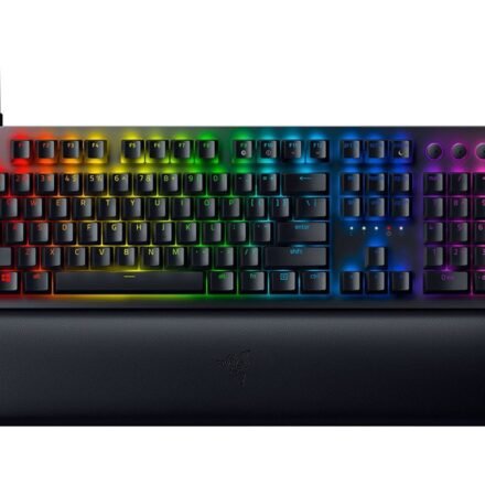 Razer Razer | Huntsman V2 Optical Gaming Keyboard | Gaming keyboard | Wired | RGB LED light | US | Black | Numeric keypad | Clicky Purple Switch RZ03-03930300-R3M1
