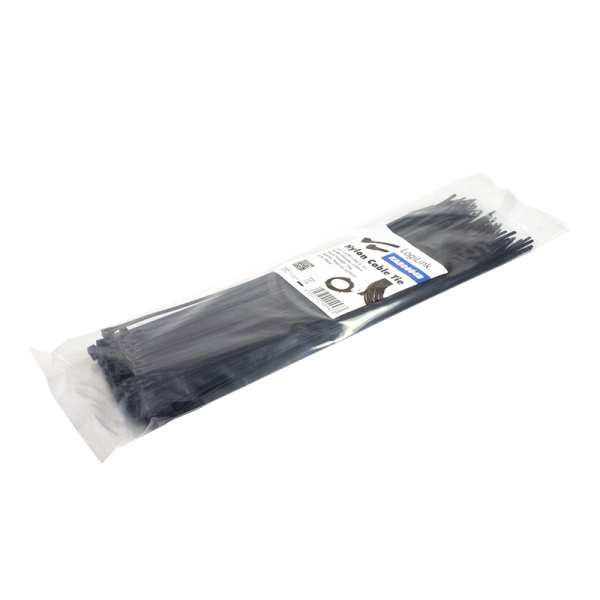 Logilink Cable tie (100 pcs.) | KAB0004B | N/A | Length: 300 x 3.4 mm. For cable bundel diameter: 3 - 80 mm. Meets fire protection class: UL94V-7 | Black KAB0004B