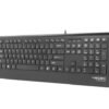 Natec Natec Keyboard, Barracuda, US Layout, Slim | Natec | Keyboard | Barracuda | Standard | Wired | US | Black | 529 g NKL-0876