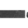 Natec Natec | Keyboard and Mouse | Stringray 2in1 Bundle | Keyboard and Mouse Set | Wireless | Batteries included | US | Black | Wireless connection NZB-1440