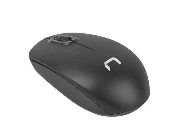 Natec Natec Mouse, Merlin, Wireless, 1600 DPI, Optical, Black | Natec | Mouse | Optical | Wireless | Black-Grey | Merlin NMY-0897