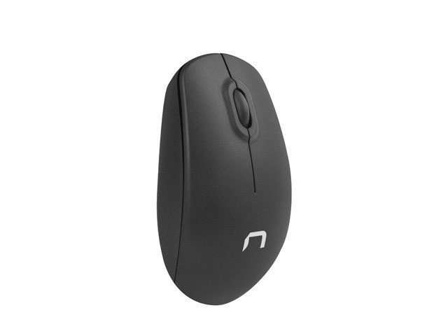Natec Natec Mouse, Merlin, Wireless, 1600 DPI, Optical, Black | Natec | Mouse | Optical | Wireless | Black-Grey | Merlin NMY-0897