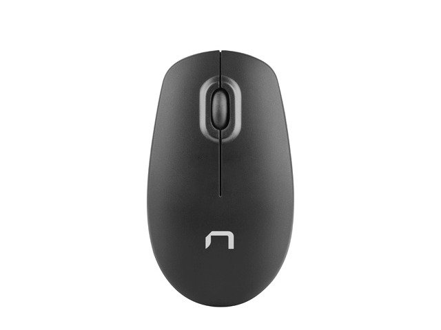 Natec Natec Mouse, Merlin, Wireless, 1600 DPI, Optical, Black | Natec | Mouse | Optical | Wireless | Black-Grey | Merlin NMY-0897