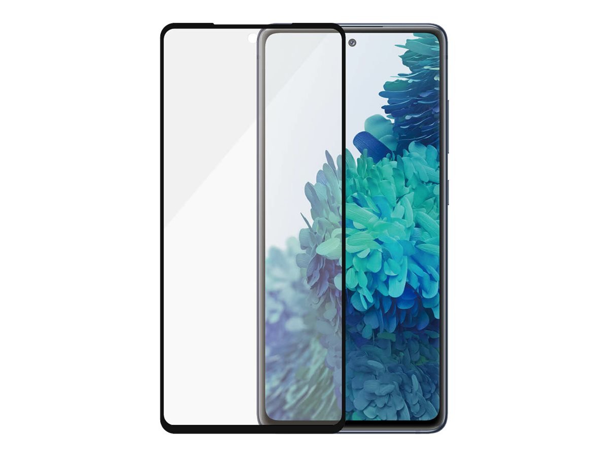 PanzerGlass PanzerGlass | Samsung | Galaxy S20 FE CF | Glass | Black | Works with face recognition and is compatible with the in-screen fingerprint reader; Case Friendly | Clear Screen Protector 7243