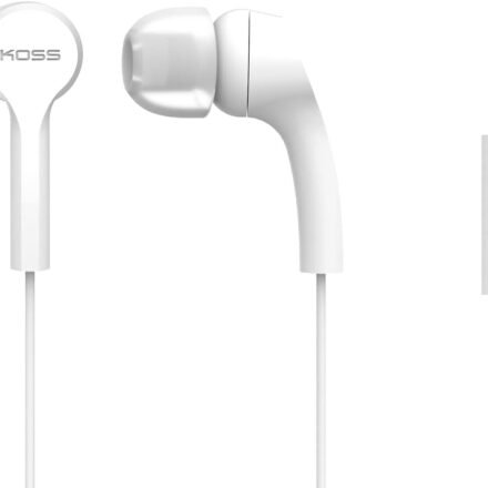Koss Koss | Headphones | KEB9iW | Wired | In-ear | Microphone | White 192617