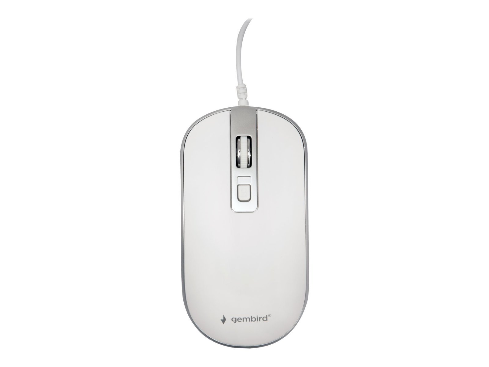 Gembird Gembird | Optical USB mouse | MUS-4B-06-WS | Optical mouse | White/Silver MUS-4B-06-WS
