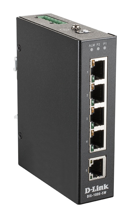 D-Link D-Link | Industrial Fast Ethernet Switch | DIS-100E-5W | Unmanaged | Wall mountable | 60 month(s) DIS-100E-5W