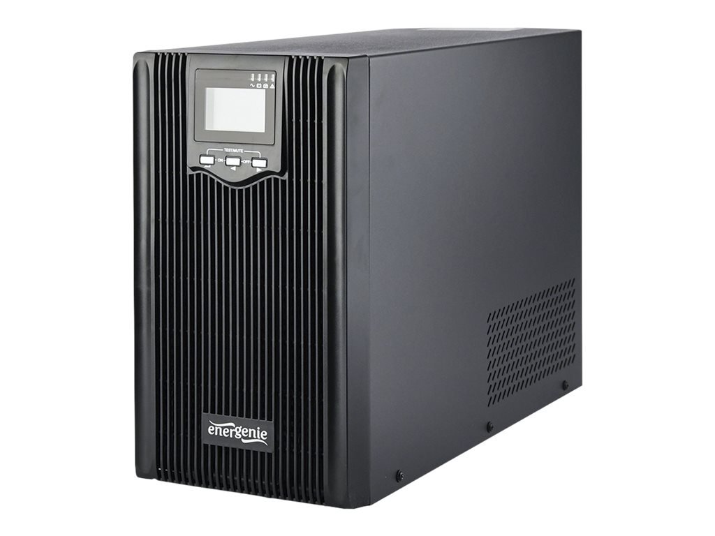 EnerGenie EnerGenie | Pure sine wave UPS with LCD display and USB, 3 x Schuko + 3 x C13 outputs | EG-UPS-PS3000-02 | 3000 VA | 2400 W EG-UPS-PS3000-02