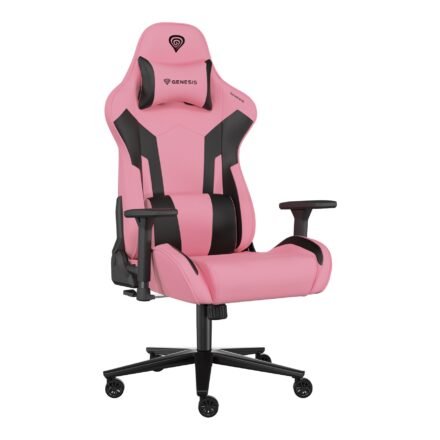 Genesis Genesis Gaming Chair Nitro 720 Backrest upholstery material: Eco leather, Seat upholstery material: Eco leather, Base material: Metal, Castors material: Nylon with CareGlide coating | Black/Pink NFG-1928