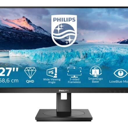 Philips Philips | LCD | 275S1AE/00 | 27 " | IPS | QHD | 16:9 | 75 Hz | 4 ms | 2560 x 1440 pixels | 300 cd/m² | Audio out | HDMI ports quantity 1 | Black 275S1AE/00