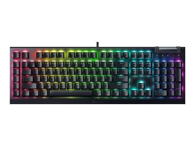 Razer Razer | Mechanical Gaming Keyboard | BlackWidow V4 X | Mechanical Gaming Keyboard | Wired | US | Black | Yellow Mechanical Switches (Linear) RZ03-04701800-R3M1