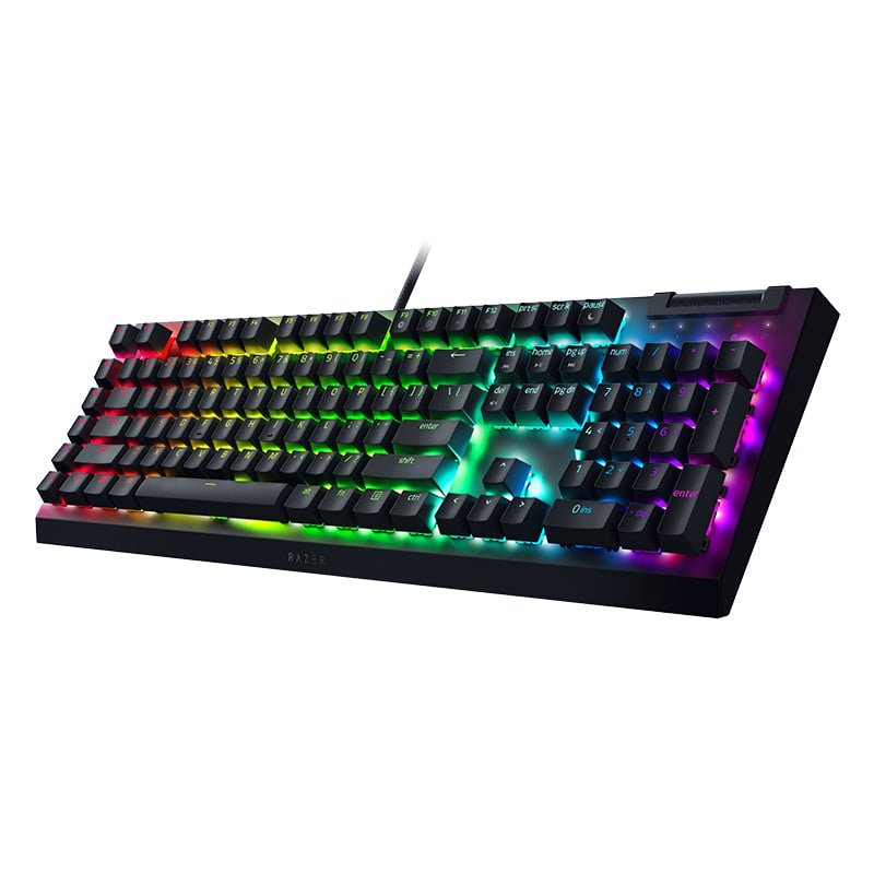 Razer Razer | Mechanical Gaming Keyboard | BlackWidow V4 X | Mechanical Gaming Keyboard | Wired | US | Black | Yellow Mechanical Switches (Linear) RZ03-04701800-R3M1