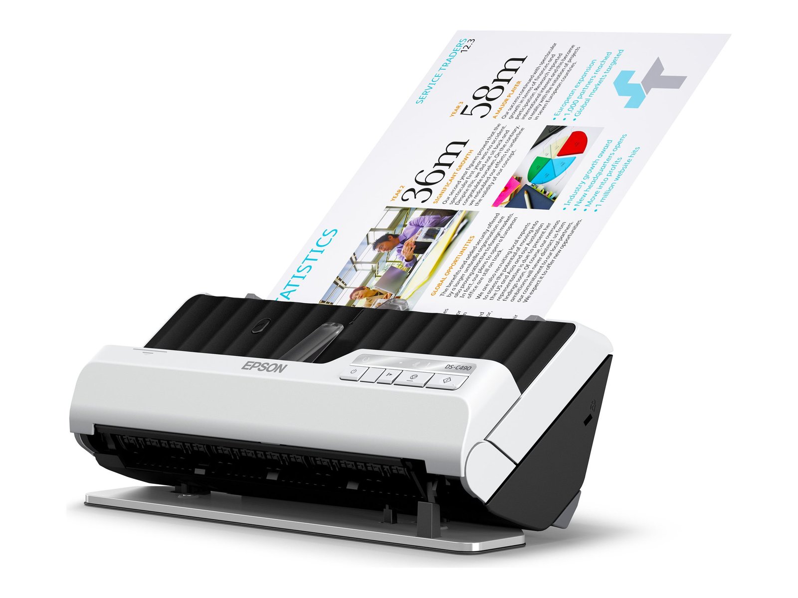 Epson Epson | Premium compact scanner | DS-C490 | Sheetfed | Wired B11B271401