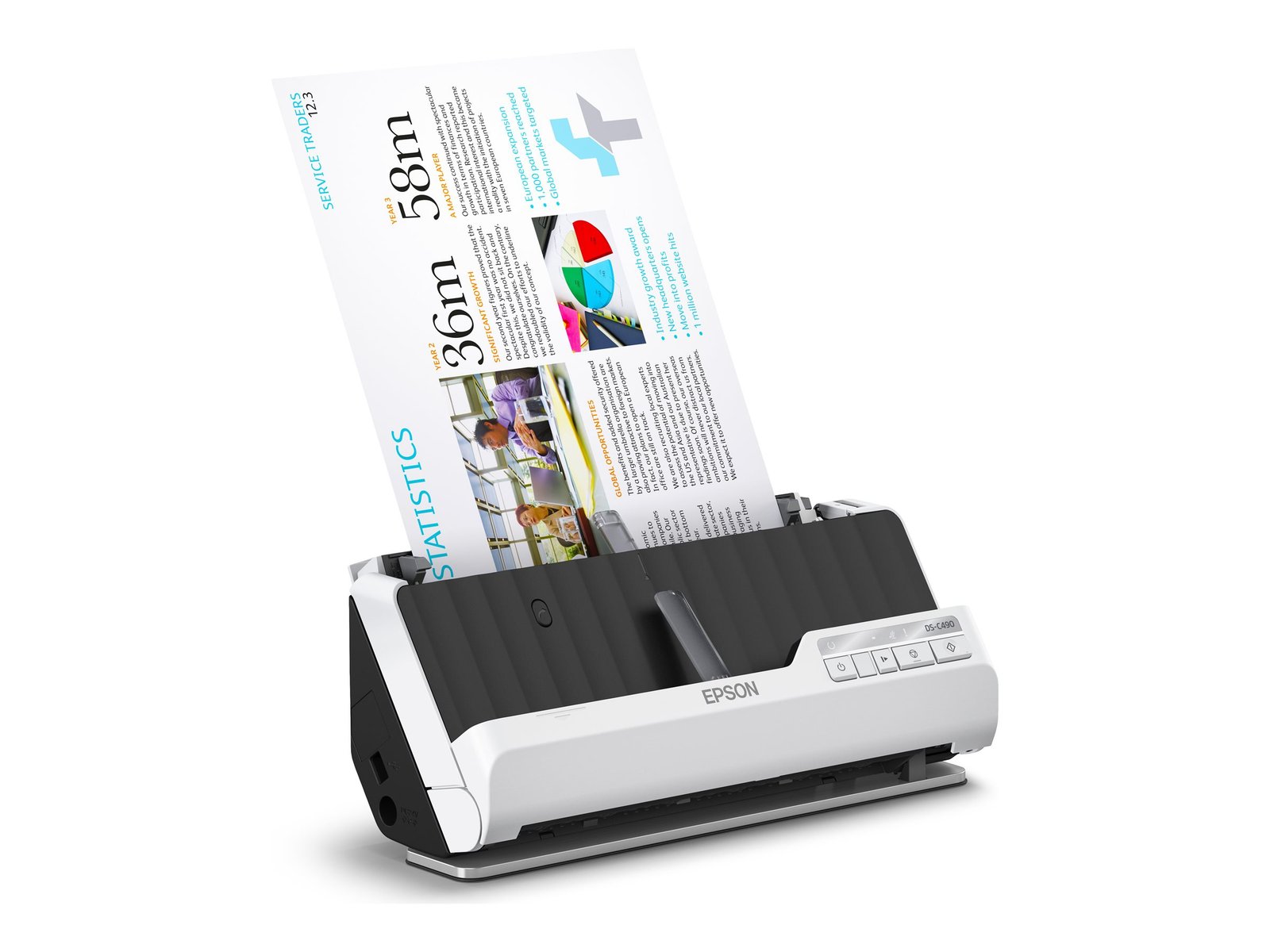 Epson Epson | Premium compact scanner | DS-C490 | Sheetfed | Wired B11B271401