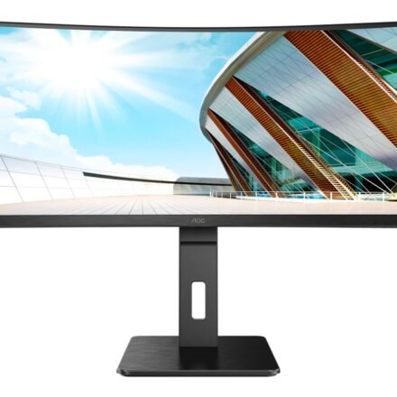 AOC AOC | Curved Monitor | CU34P2A | 34 " | VA | 21:9 | 100 Hz | 1 ms | 3440 × 1440 | 300 cd/m² | Headphone out (3.5mm) | HDMI ports quantity HDMI x 2 | Black | Warranty 36 month(s) CU34P2A