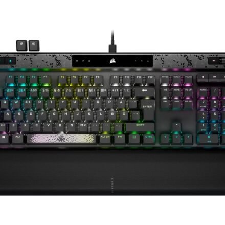 Corsair Corsair | MGX Switch | Gaming Keyboard | K70 MAX RGB | Gaming keyboard | Wired | RGB LED light | NA | Black | Magnetic-Mechanical CH-910961G-NA