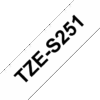 Brother Brother | TZe-S251 Strong Adhesive Laminated Tape | Black on White | TZe | 8 m | 2.4 cm TZeS251