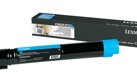 Lexmark Lexmark C950X2CG | C950 Cyan Extra High Yield Toner Cartridge | Cartridge | Cyan C950X2CG