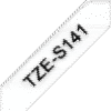 Brother Brother | TZe-S141 Strong Adhesive Laminated Tape | Black on Clear | TZe | 8 m | 1.8 cm TZES141