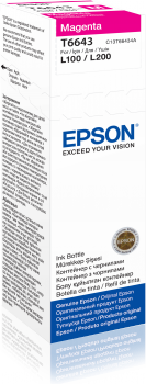 Epson Epson T6643 Ink bottle 70ml | Ink Cartridge | Magenta C13T66434A