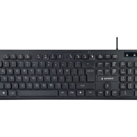 Gembird Gembird | "Rainbow" Backlight Multimedia Keyboard | KB-UML-02 | Keyboard | Wired | US | Black | N/A KB-UML-02