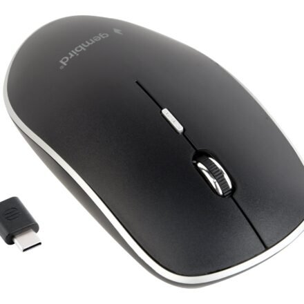 Gembird Gembird | Silent Optical Mouse | MUSW-4BSC-01 | Wireless | USB-C | Black MUSW-4BSC-01