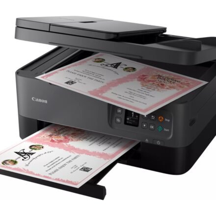 Canon Canon PIXMA TS7450i Wireless Colour 3-in-One Inkjet Photo Printer, Black | Canon Canon PIXMA | Colour | Inkjet | Multifunction printer | Wi-Fi | Maximum ISO A-series paper size A4 | Black 5449C006