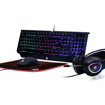 Gembird Gembird | 4-in-1 Backlight Gaming Kit "Phantom" | GGS-UMGL4-01 | Gaming Kit | Wired | US | USB GGS-UMGL4-01