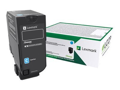 Lexmark Lexmark CS725 Cyan Return Programme 12K Toner Cartridge | Lexmark 74C2HC0 | CS725 12K Toner Cartridge | Toner cartridge | Cyan 74C2HC0