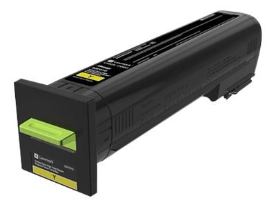 Lexmark Lexmark CX825, 860 Yellow Return Programme 22K Toner Cartridge | Lexmark 82K2XY0 | Lexmark - Extra High Yield - yellow - original - toner cartridge - LCCP, LRP | Toner cartridge | Yellow 82K2XY0