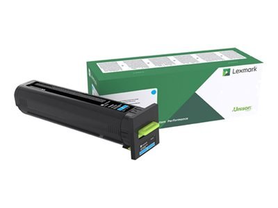 Lexmark Lexmark CX860 Cyan Return Programme 55K Toner Cartridge | Lexmark 82K2UC0 | Lexmark - High Yield - cyan - original - toner cartridge - LCCP, LRP | Toner cartridge | Cyan 82K2UC0