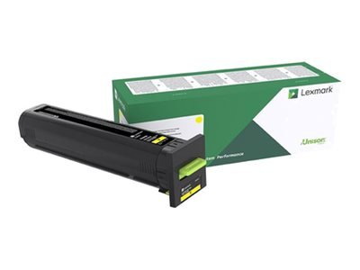 Lexmark Lexmark CX860 Yellow Return Programme 55K Toner Cartridge | Lexmark 82K2UY0 | Lexmark - High Yield - yellow - original - toner cartridge - LCCP, LRP | Toner cartridge | Yellow 82K2UY0