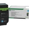 Lexmark Lexmark CS632, CX635 Cyn Rtn 11.7K Cartridge | Lexmark 75M2XC0 | Lexmark - cyan - original - toner cartridge - LCCP, LRP | Toner cartridge | Cyan 75M2XC0