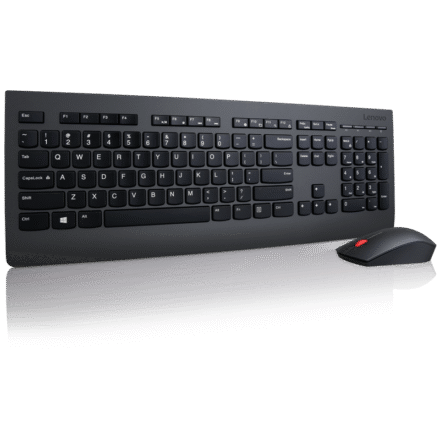 Lenovo Lenovo | Professional | Professional Wireless Keyboard and Mouse Combo - US English with Euro symbol | Keyboard and Mouse Set | Wireless | Mouse included | US | Black | US English | Numeric keypad | Wireless connection 4X30H56829