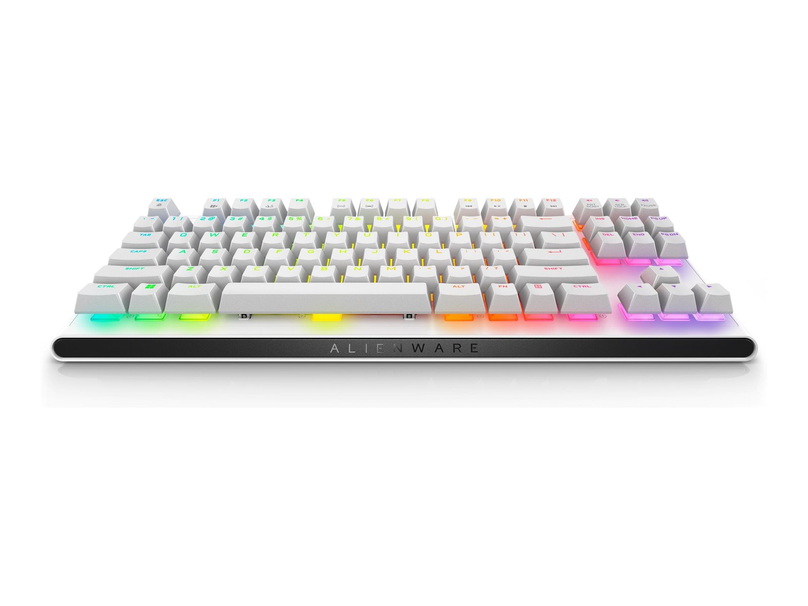 Dell Dell AW420K Alienware | Tenkeyless Gaming Keyboard | Wired | US | Lunar Light | CHERRY MX Red 545-BBFM