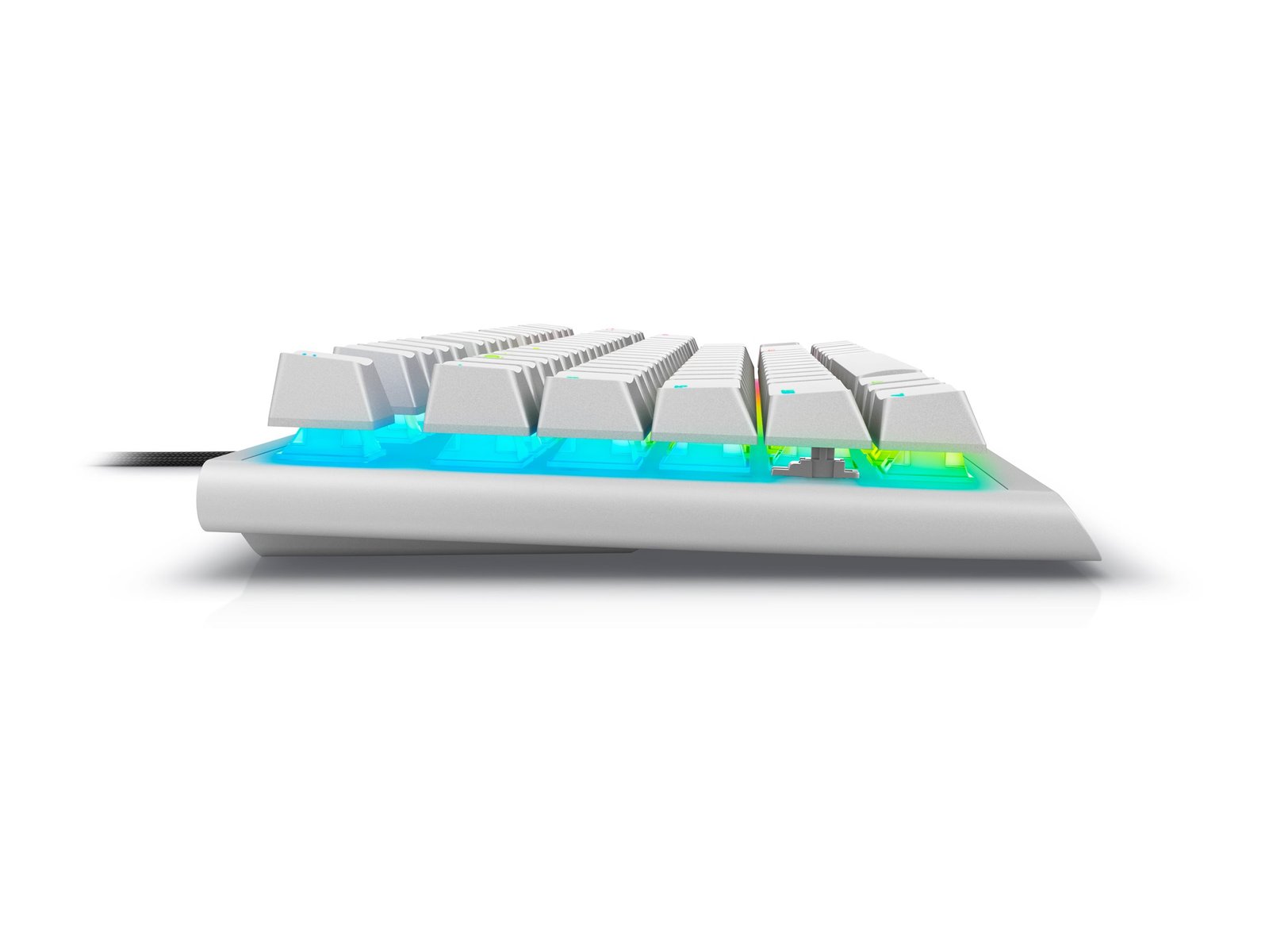 Dell Dell AW420K Alienware | Tenkeyless Gaming Keyboard | Wired | US | Lunar Light | CHERRY MX Red 545-BBFM