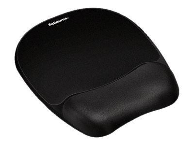 Fellowes Fellowes | Mouse pad with wrist pillow | 202 x 235 x 25.4 mm | Black 9176501