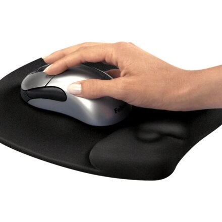 Fellowes Fellowes | Mouse pad with wrist pillow | 202 x 235 x 25.4 mm | Black 9176501
