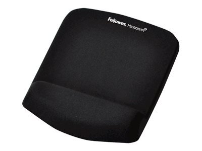 Fellowes Fellowes | Mouse pad with wrist support PlushTouch | Mouse pad with wrist pillow | 238 x 184 x 25.4 mm | Black 9252003