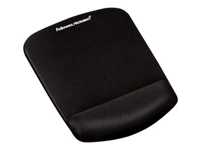 Fellowes Fellowes | Mouse pad with wrist support PlushTouch | Mouse pad with wrist pillow | 238 x 184 x 25.4 mm | Black 9252003