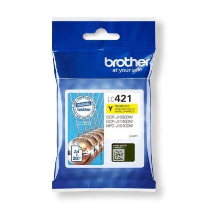Brother Brother LC421Y Ink Cartridge Yellow | Brother LC421Y | Ink cartridge | Yellow LC421Y