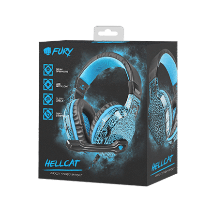 Fury Fury | Wired | On-Ear | Gaming Headset | NFU-0863 Hellcat NFU-0863