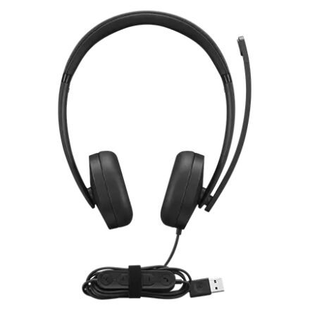 Lenovo Lenovo Headset | USB-A Stereo Gen 2 | Built-in microphone | Wired | Black 4XD1P83425