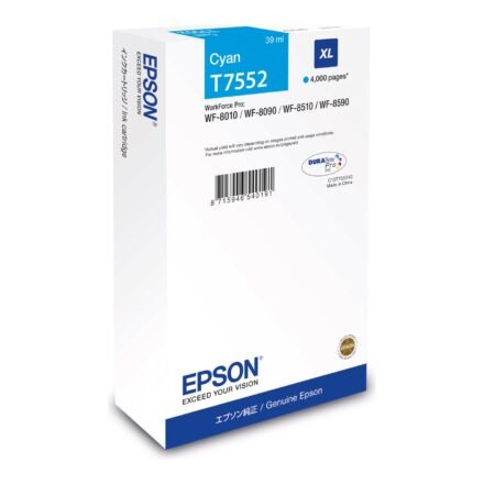Epson Epson WF-8XXX Series | XL Ink Cartridge | Cyan C13T75524N