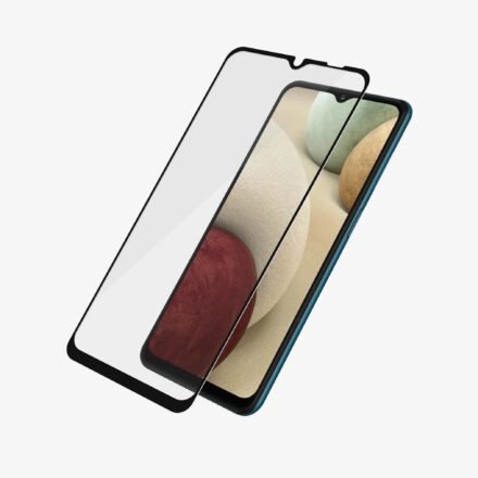 PanzerGlass PanzerGlass | Samsung | Galaxy A12 | Tempered glass | Black | Full frame coverage; Rounded edges; Crystal clear; 100% touch preservation | Case Friendly 7251